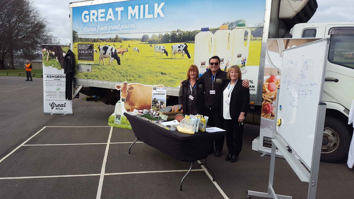 AshgroveCheese's tweet photo. Back to school for the Ashgrove Team. Celebrating Careers day at #DeloraineHighSchool #yourfuturelooksbright looking for bright young locals to join our team. #happydays #ruralcommunity #AshgroveCheese https://t.co/T2Gil0byUL