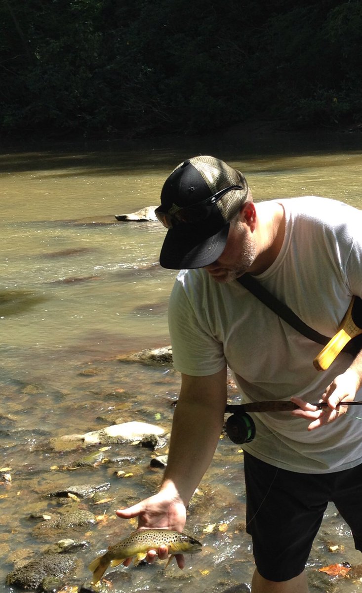 Anthonyecam's tweet image. The bite was slow, but it was a beautiful day on the water!  #smithriver #browntrout  #caughtonaflyItied #woolybooger