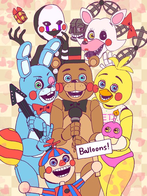 Fnafのtwitterイラスト検索結果 古い順