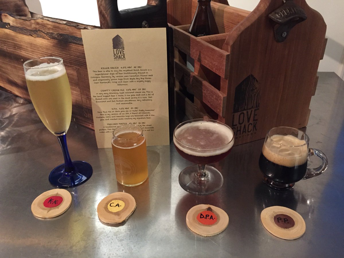 BCBeerAwards's tweet photo. BCBA Creative Industry Awards - Vote for your top 5 in the Best Beer Flight Design category! Winners announced at the 2018 BC Beer Awards on Oct 20 2018. Sponsored by @SmoothEdgeDes #BCBACIA @LoveShackBeer @steamworksbeer @whitetoothbrew @MightyPeaceBeer https://t.co/CwhYZF2uTd https://t.co/ZzvSLmZ6AH