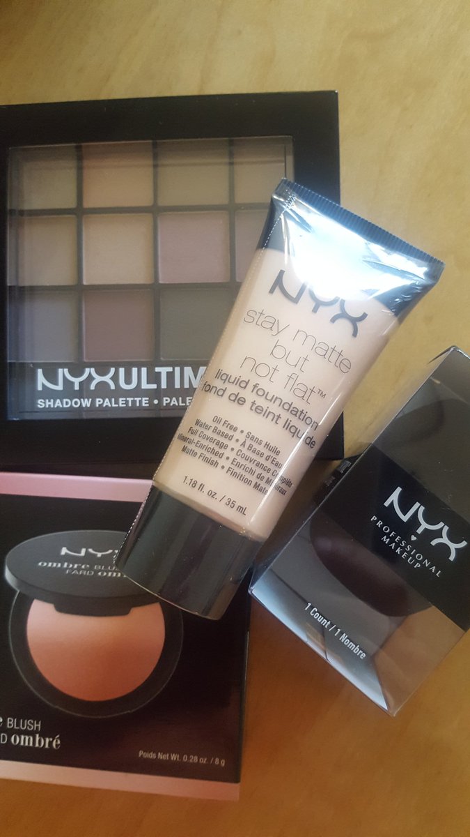 VGirlfriends's tweet image. This is what happens when you stumble upon a 20% off discount.  I was just going to NYX for foundation and came away with This!  #beauty #nyx #BacktoSchool