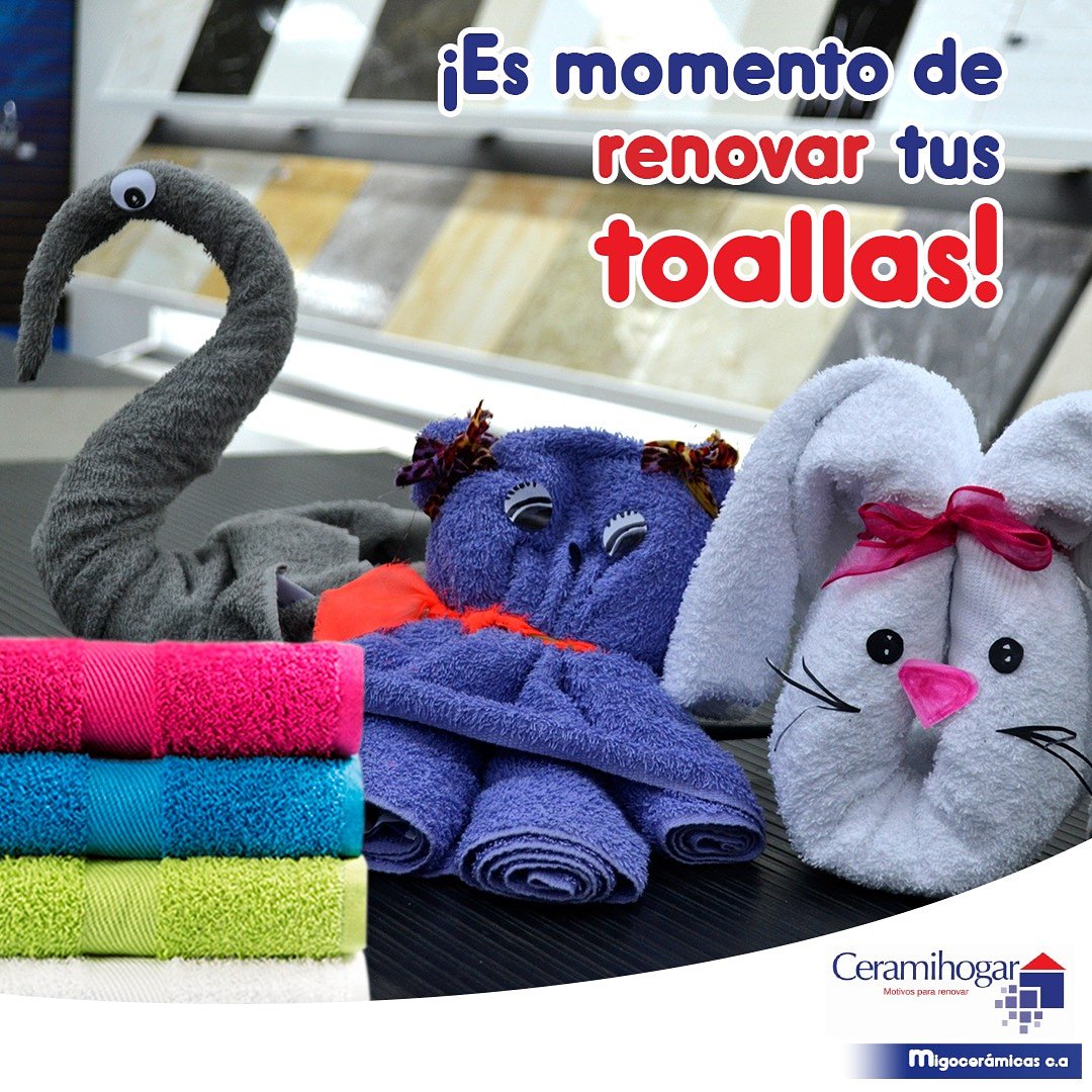 ¿Pensaste que solo teníamos cerámicas? Ven a buscar las mejores toallas para tu hogar y consiente a tu familia eligiendo el color ideal para cada uno… ¡No esperes más y dale ese toque especial a tus espacios con la calidad única que siempre te ofrecemos! 

#tiendasmigo
