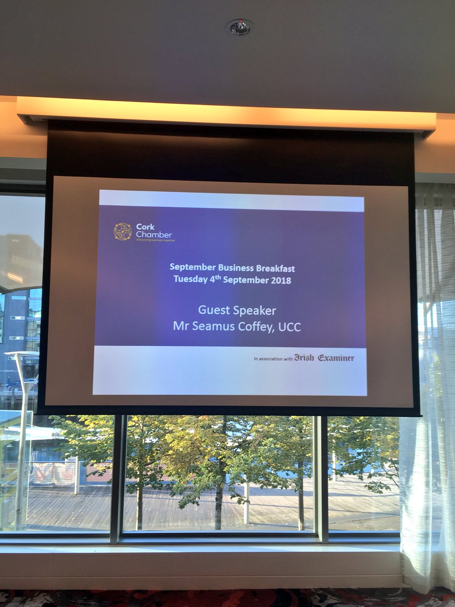CorkChamber's tweet photo. Good morning from @ClaytonCork. Full house today waiting to hear @seamuscoffey break down what to look out for in #Budget2019 https://t.co/xVsfv9PDCf