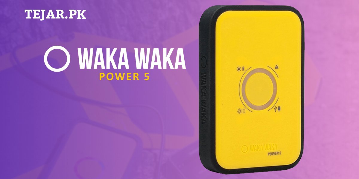 With it’s 5000 mAh battery capacity it can charge your average smartphone 2.5 times. Buy now: goo.gl/LvevPU #Tejar @WakaWakaLight