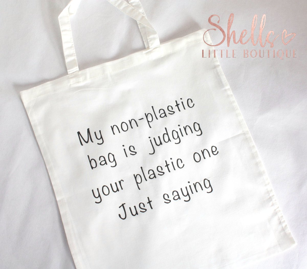 shells_boutique's tweet photo. My non plastic bag is judging your plastic one just saying. Slogan reusable tote bag. Perfect for shopping, days out, gift bag, etc. Available now in my etsy shop.

#totebag #shoppingbag #reusablebag #ecobag #ecowarrior #sloganbag #etsyseller #etsyshop #shopsmall #handmade https://t.co/ode5dplLGu