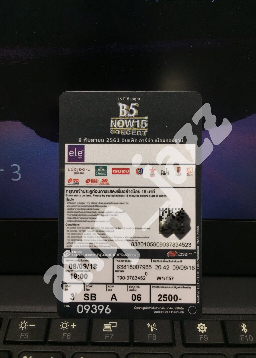 amp_jazz's tweet photo. มาค่ะมา เหลือใบสุดท้ายแล้ว ขายขาดทุนกันไปเลย นั่งดูคอน B5 สวยๆ จาก 2,500 เหลือ 2,000 บาทเท่านั้น นัดรับได้เลยค่ะ #B5Now15 https://t.co/uV8MsQFV9Z