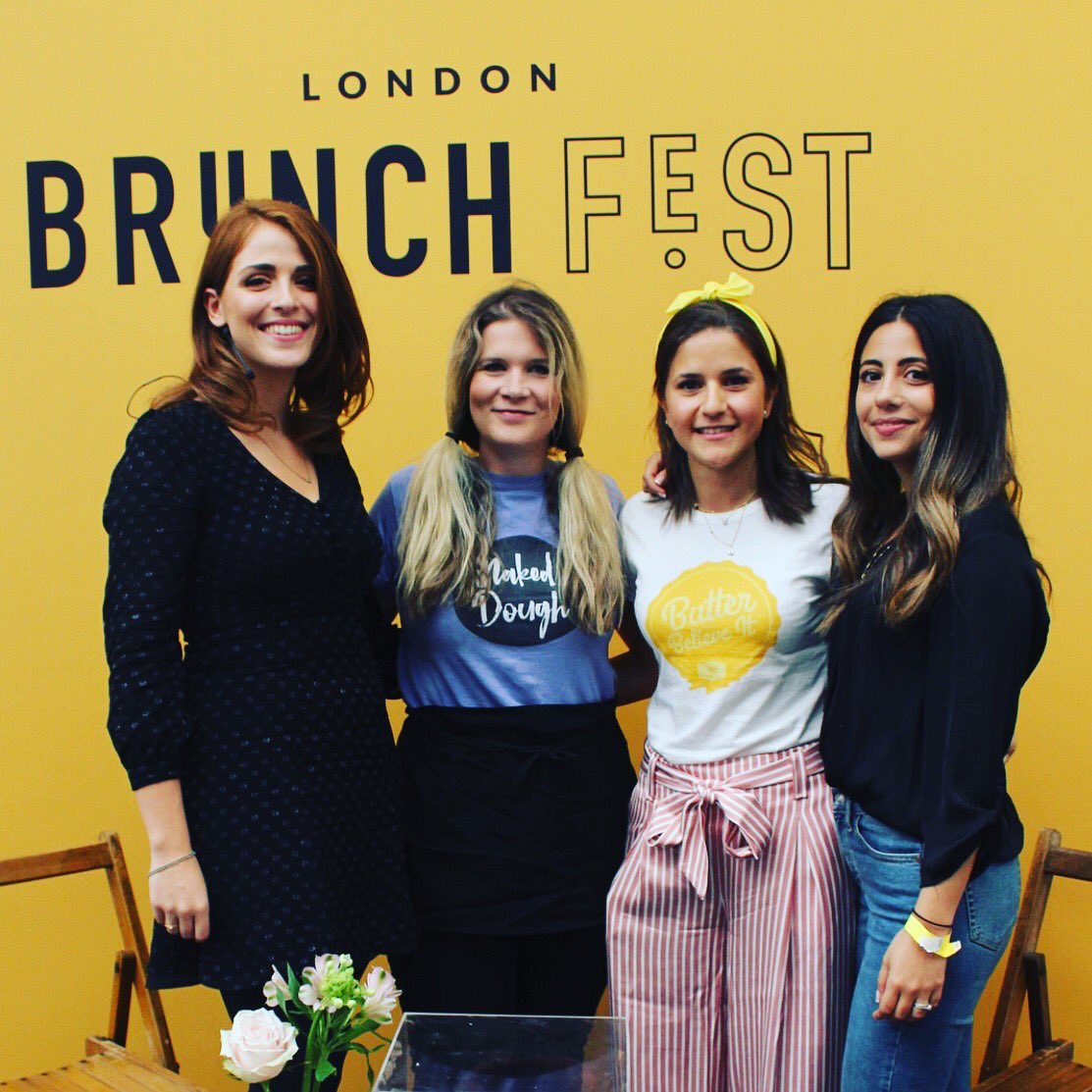 _NakedDough's tweet photo. Some mighty women right there 💪🏻✊🏻 We loved being part of the panel discussions with these ladies at @LDNbrunchfest at the weekend. Look out for details of a @first_scoop x #nakeddough podcast landing soon 🌟🎙 https://t.co/T6Q6UwgFaN