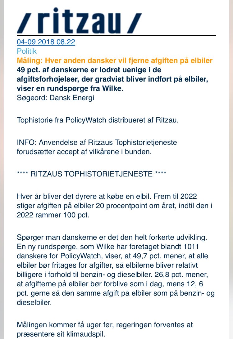 LaerkeFlader's tweet photo. 77 pct af danskerne vil enten fjerne eller beholde den nuværende lave afgift på elbiler. Det viser at danskerne er parate til elbilerne. Det bør politikerne lytte til. Og teknologien er der. Det kan vi se i landene omkring os #dkpol #dkelbil #dkgreen https://t.co/7ABI8io9IK