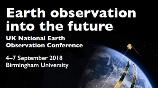 Excited to be attending the #earthobsconf2018 tomorrow in Birmingham organised by <a href="/RSPSoc/">RSPSoc</a> <a href="/CEOI_Space/">CEOI</a> and <a href="/NCEOscience/">NERC NCEO</a>! We look forward to meeting delegates, speakers &amp; sponsors <a href="/spacegovuk/">UK Space Agency</a> <a href="/esa/">European Space Agency</a> <a href="/SatAppsCatapult/">Satellite Applications Catapult</a>. Let us know if you're there!