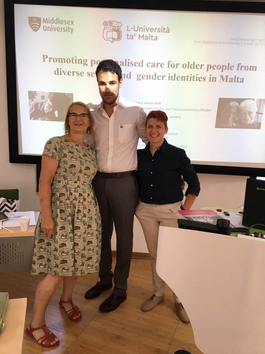 Exciting start to our training with Care Home managers in Malta 🇲🇹 sponsored by the Minister Anthony Angelia Decelis - LGBT Ageing <a href="/beingme_project/">BeingMe Project</a> <a href="/MDX_MHandSW/">School of Mental Health and Social Work</a> @NLSWTP <a href="/MyCareAcademy/">mycareacademy</a> <a href="/LGBTQageing/">LGBTQ Ageing</a> <a href="/MDXminds/">MDX Uni Research</a>