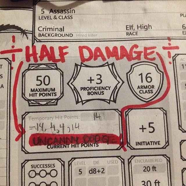 ArcaneEmporium's tweet photo. When you keep forgetting to use Uncanny Dodge...
What's an ability you have a hard time remembering, Love?
•
•
•
•
•
#dungeonsanddragons #dnd #dnd5e #5e #tabletopgames #tabletopgaming #rpg #roleplayinggame #rpgplayer #gamergirl #uncannydodge #rogue #bonusactionWhen you k… https://t.co/EmQJaFy6p5