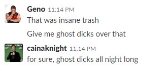 s1rude's tweet photo. The @cagesideseats offices demand #GhostDicks https://t.co/azadlVrjrH