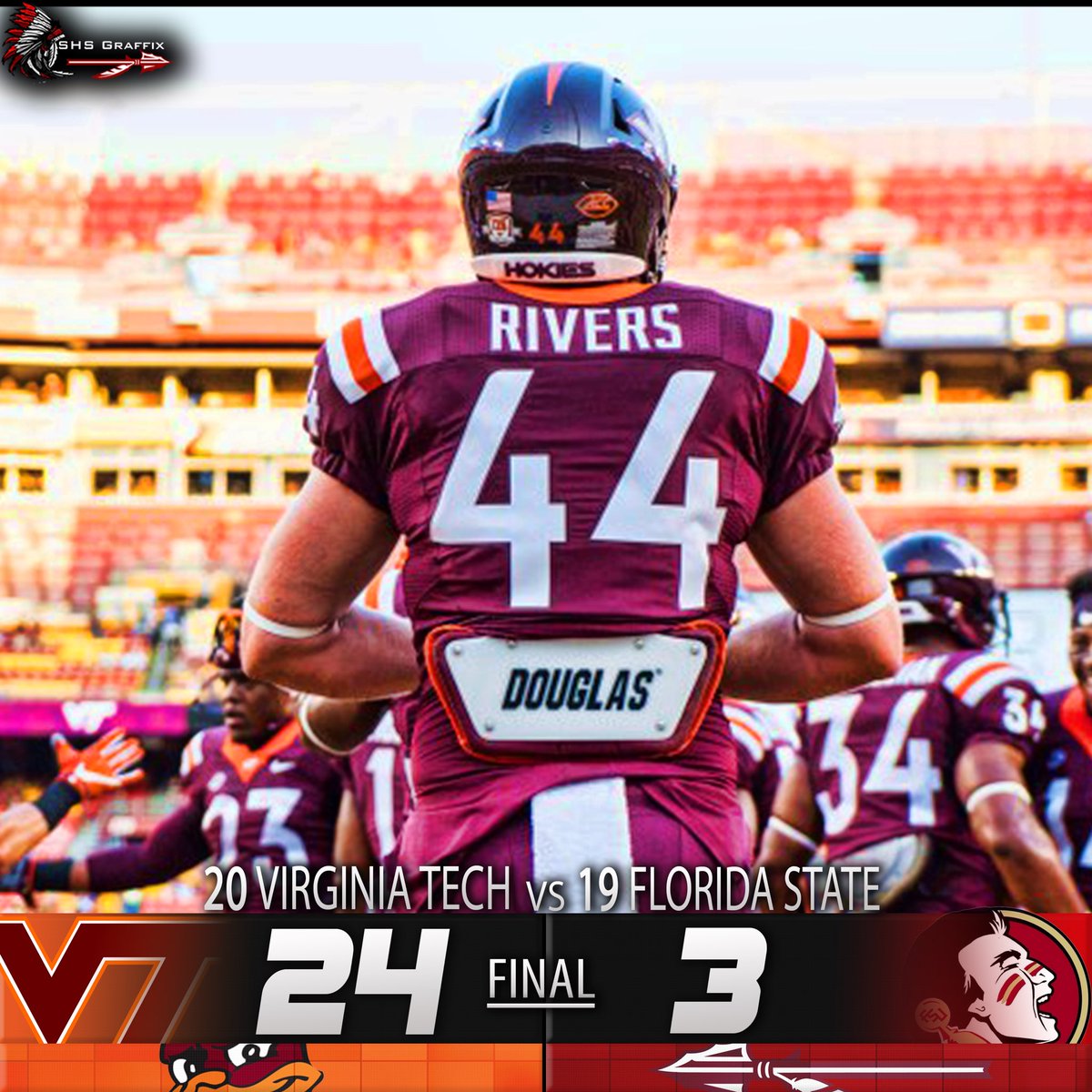 Sherando Graffix (@sherandograffix) on Twitter photo THATS HOW YOU DO IT!!! Super proud of you <a href="/dylan_rivers/">Dylan Rivers</a> you and that @VT_Football defense shut it down tonight! Hopefully I’ll be able to come down to Blacksburg to see you play my man! #VTvsFSU #OnceAWarriorAlwaysAWarrior #WarriorPride THATS HOW YOU DO IT!!! Super proud of you <a href="/dylan_rivers/">Dylan Rivers</a> you and that @VT_Football defense shut it down tonight! Hopefully I’ll be able to come down to Blacksburg to see you play my man! #VTvsFSU #OnceAWarriorAlwaysAWarrior #WarriorPride