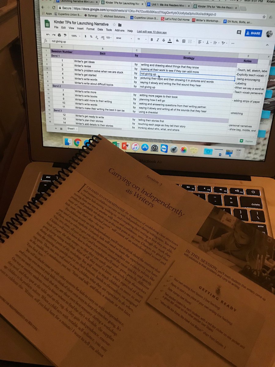 mrs_jorg's tweet photo. Watching shows and planning workshop ⁦@TeachersCollege⁩ #dvlions https://t.co/5Z1nysG15b