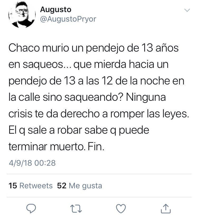 Claracorach's tweet photo. Cuando no te podes hacer cargo de que el mundo es cruel y justificas la miseria humana para sentirte mejor #TerapiaYa o #Condenasocial lo que llegue primero. https://t.co/RqGFUzTDu4