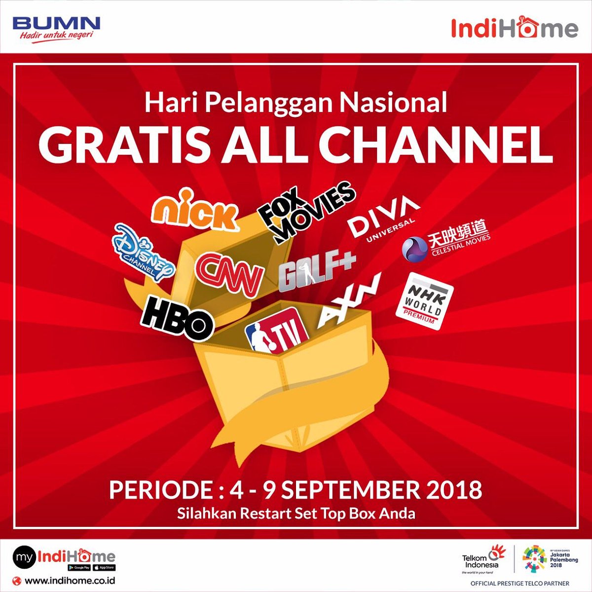 witelbandung's tweet photo. Nikmati layanan prima dari Indihome
#senyumpelangganindihome 
#HPNIndiHome 
#SenyumPelangganTelkom https://t.co/IjbyK5qQV8