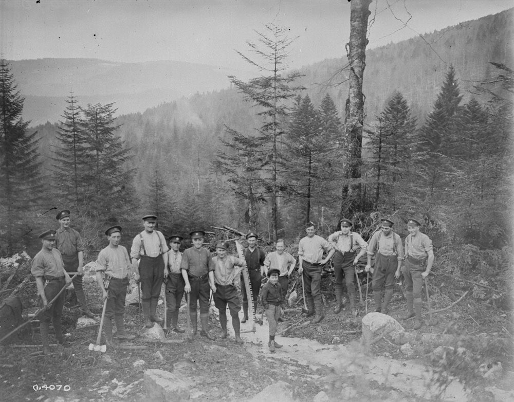 "I have no complaints to make, life with a Forestry Company is heaven to what some of the fellows have got to go through." August 8th, 1918 Letter #80   goo.gl/1hMbNr