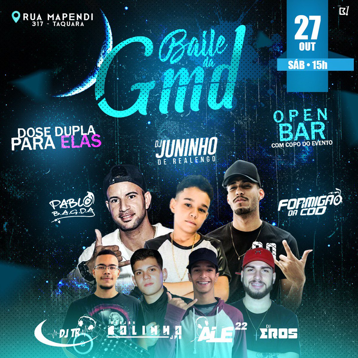 GMDproducoes_'s tweet photo. JÁ ESTAMOS COM OS INGRESSOS PROMOCIONAIS 🍾💃

10 REAIS UNISSEX , MULHER DOSE DUPLA!!!

*LEMBRANDO QUE SÃO APENAS 50 INGRESSOS PROMOCIONAIS*

GARANTA LOGO O SEU, VEEMM 💥🎉 https://t.co/c32GWVsqOc
