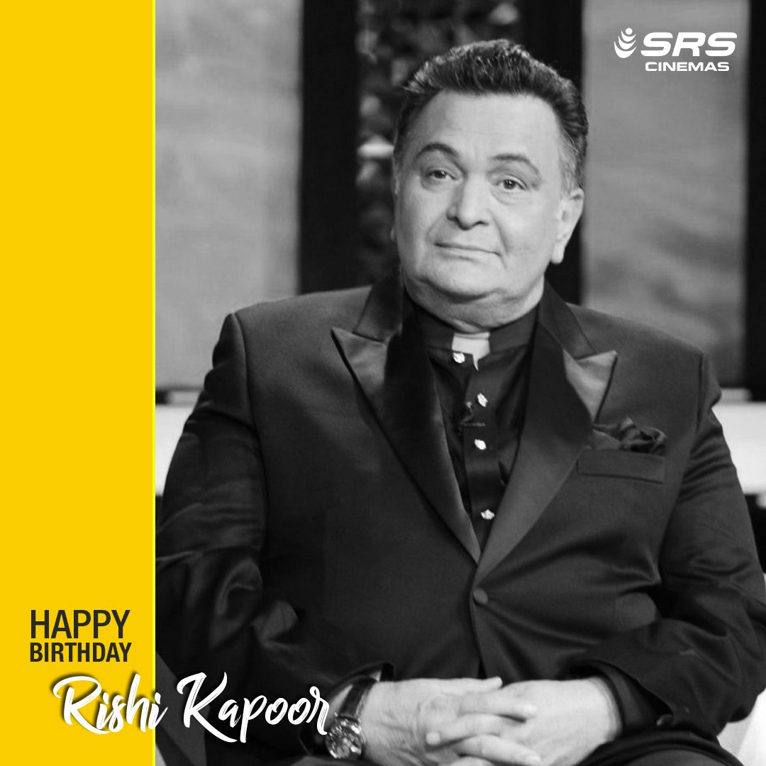 Wishing Rishi Kapoor a very happy birthday! 