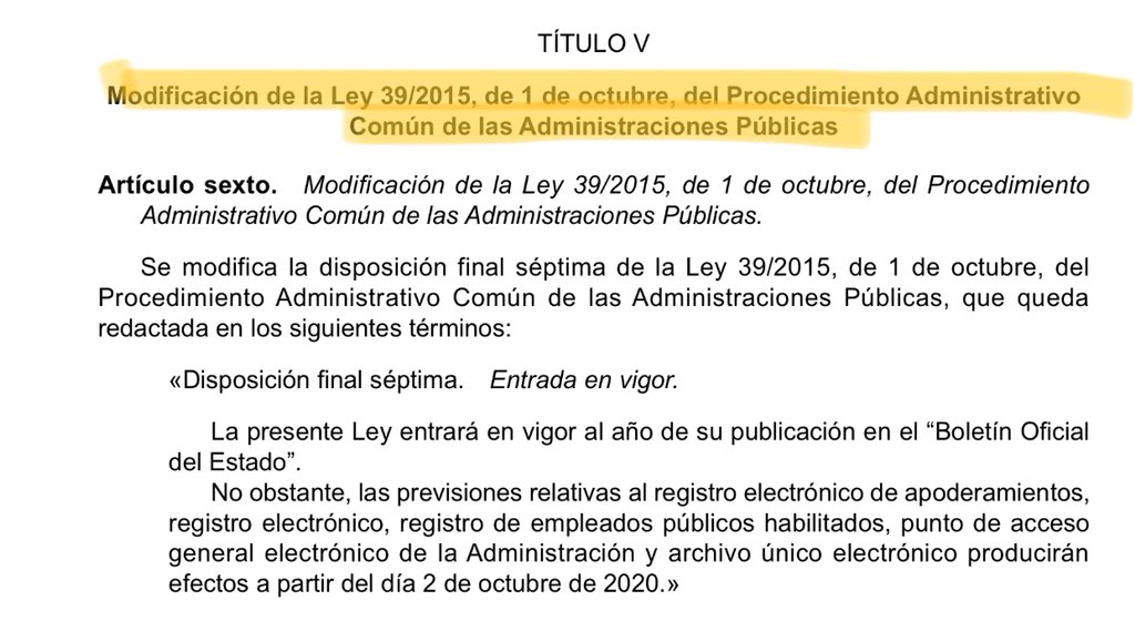 mccamposacunha's tweet photo. Habemus #Prórroga #LPAC publicado el Real Decreto-Ley 11/2018 que modifica el plazo de aplicación DF 7 #2oct2020 https://t.co/IGVl5CsiG0 https://t.co/COGIwLPw5e