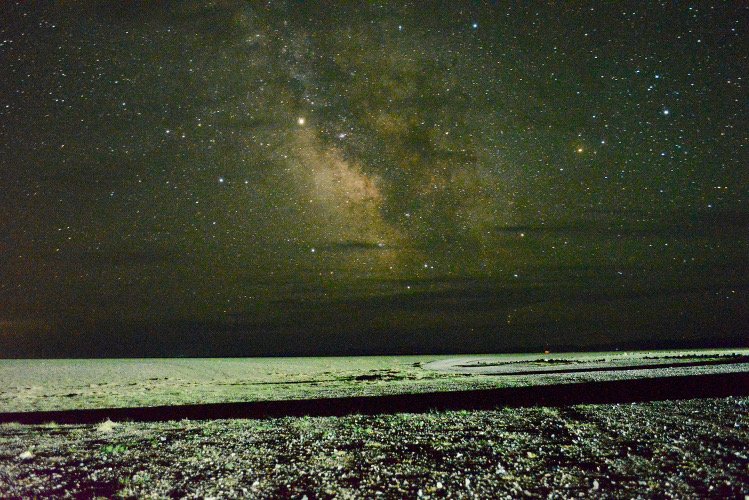 Midnight in the desert at Umnugovi.
