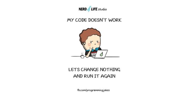 nerd4lifestudio's tweet image. #nerd4life #nerd4lifestudio #nerd4lifecomic #lolmeansshare ift.tt/2wGwKFD &amp;gt;My code doesn&apos;t work