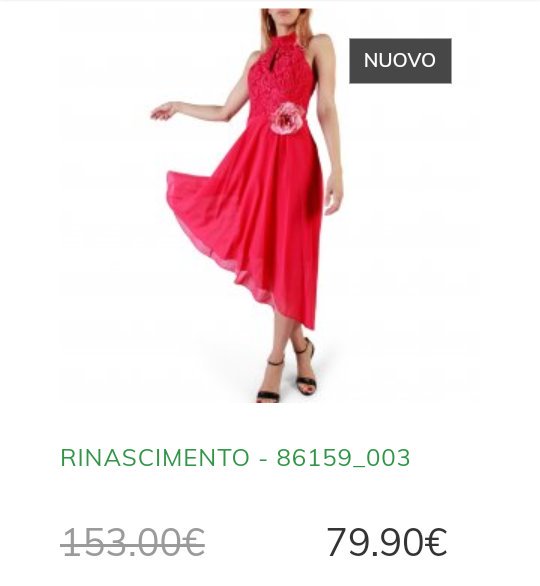 abiti rinascimento scontati