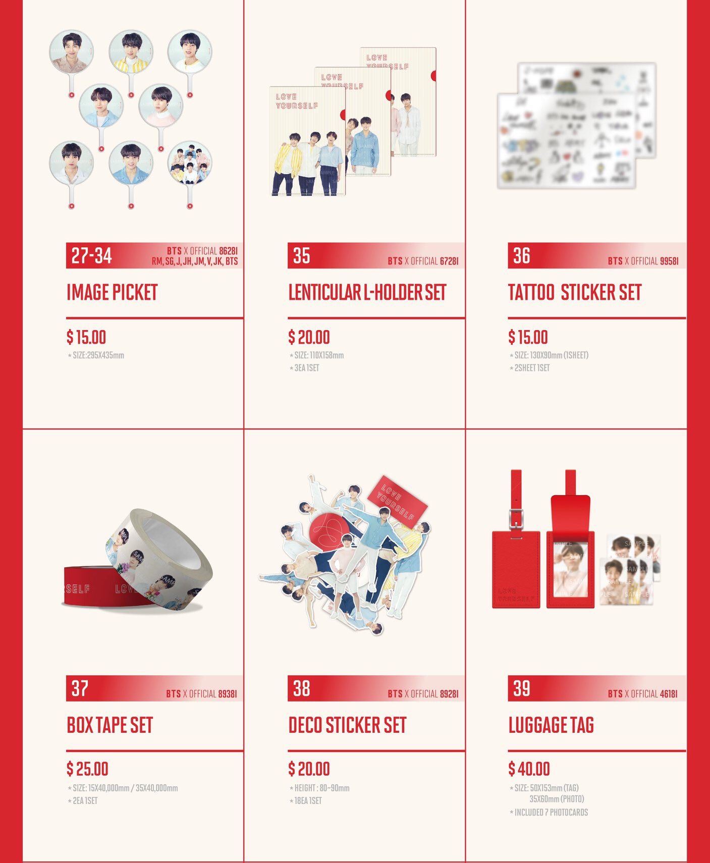 BTS Tour London on Twitter "Merchandise for LY in North