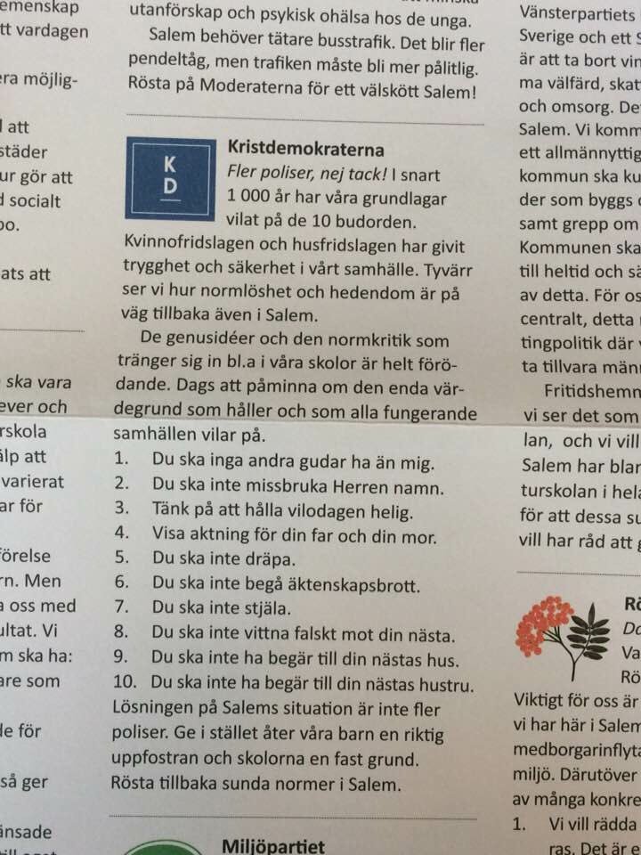 Hahaha vad sysslar KD i Salem med?