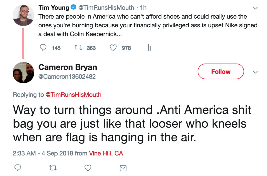 nike response to burning shoes