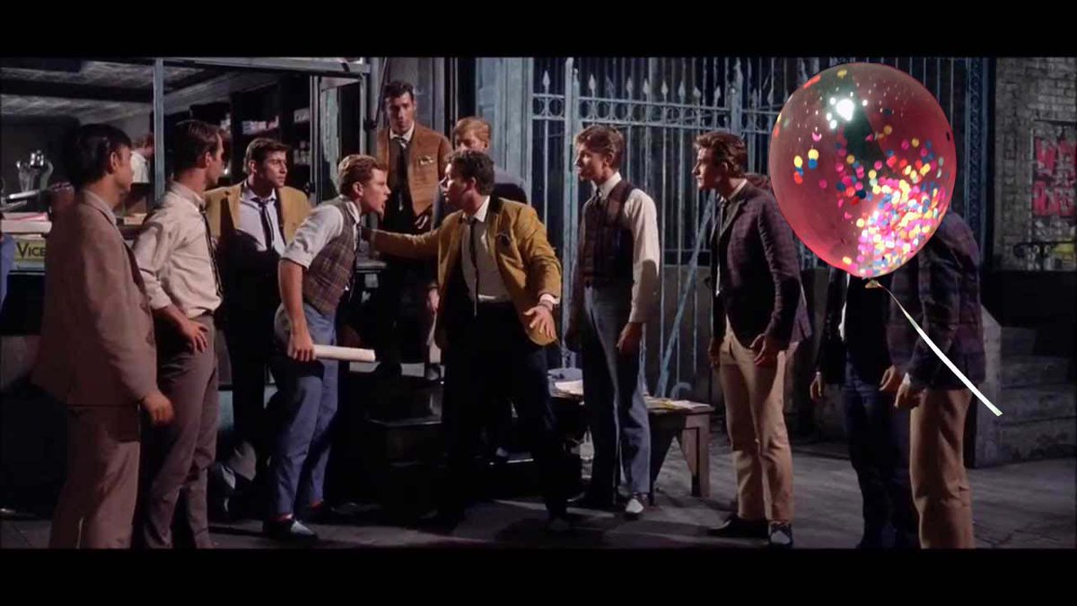SadBalloonMovie's tweet photo. @SadBalloonMovie likes a catchy tune about the links between social deprivation, mental illness, and law enforcement

#WestSideStory #GeeOfficerKrupke #RobertWise #JeromeRobbins #Bernstein #QuestionableMusicalCastingMovieBalloon https://t.co/HodT5bULyb