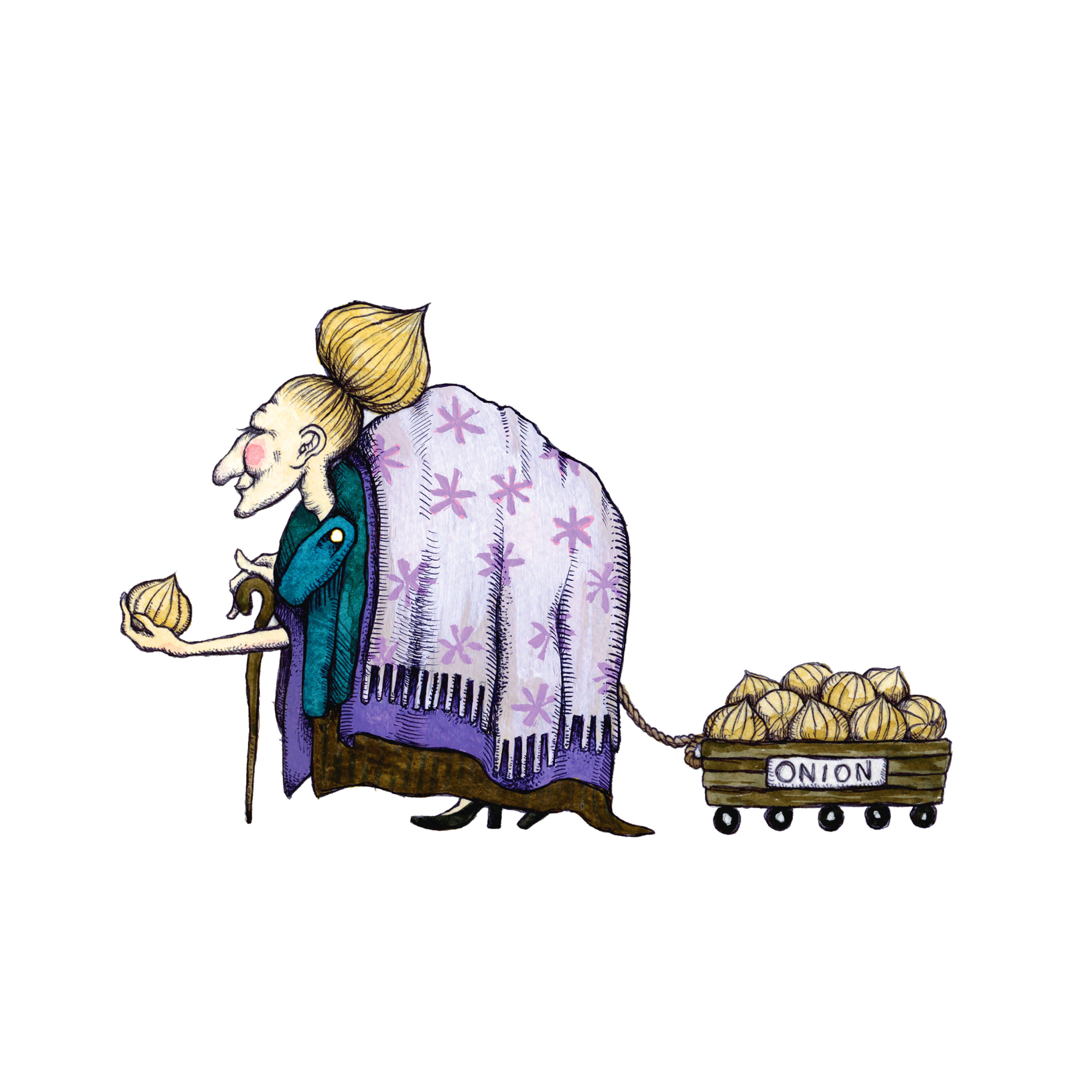 Yakumo タマネギおばあさん 玉ねぎは血液をサラサラにしてくれる素敵な食材です イラスト オリジナルキャラクター T Co Mcp9do321h Twitter