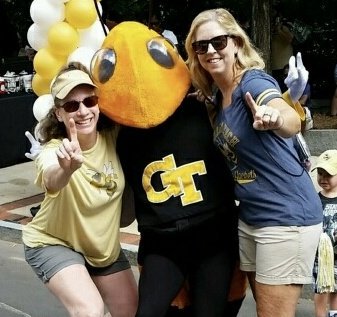 HLLRAL's tweet image. Thirty years since we were initially connected as roommates on the Flats.  Here's to a lifetime of GT events #buzzin' #togetherweswarm #girlsdayout #forthewin