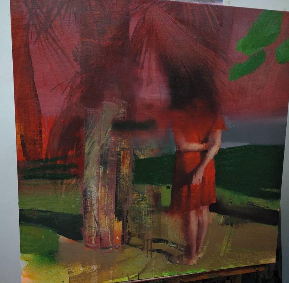 JoseLuisCeaRuiz's tweet photo. Qutor: Jose Luis Ceña
A veces se te va la cabeza y salen estas cosas 😂😂🔥🔥 podríamos llamarlo palmeras radioactivas😂.
#contemporaryart #oilpainting #colors #red #palmtrees #reddress #artprojects #kunst #wonderland #joseluisceñaruiz https://t.co/mFPPt6IJZ3