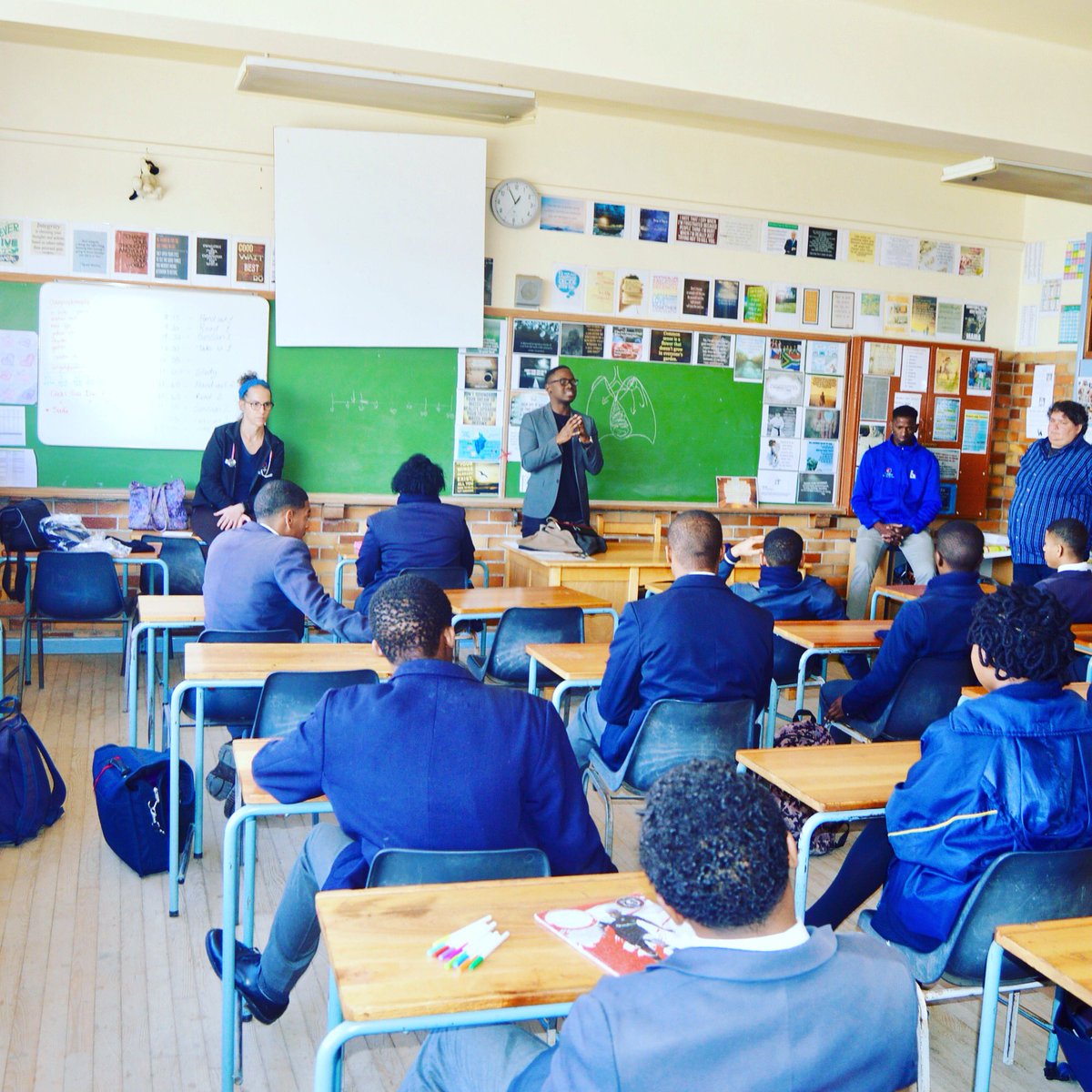 Thisis_Tshepo's tweet image. During the school visits I noticed that there’s so much unearthed talent in our local schools and these young people need guidance like never before. They need older sisters and brothers who will believe in them regardless. #abrotherskeeper #notinmywatch