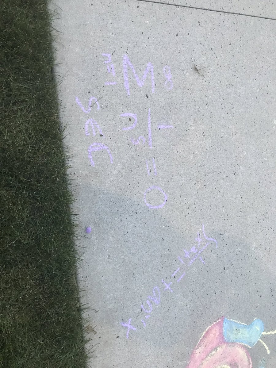 JackDulin's tweet photo. Nerds writing million dollar math equations on the sidewalk at the HC block party. #RUHonorsCollegeNB #ClayMathInstitute
#mathislovemathislife https://t.co/KJbZAxKgiu
