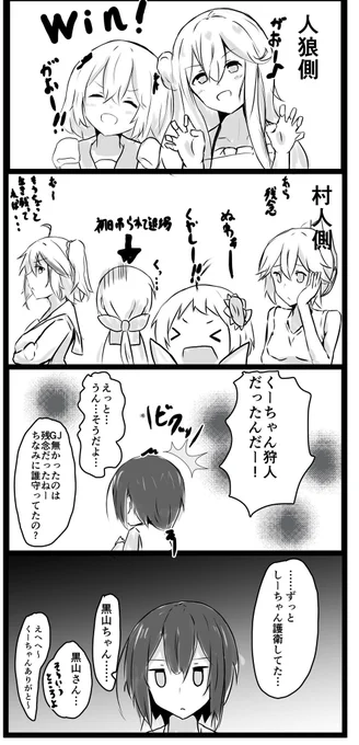 とーやまん達で人狼やったらみたいな妄想 