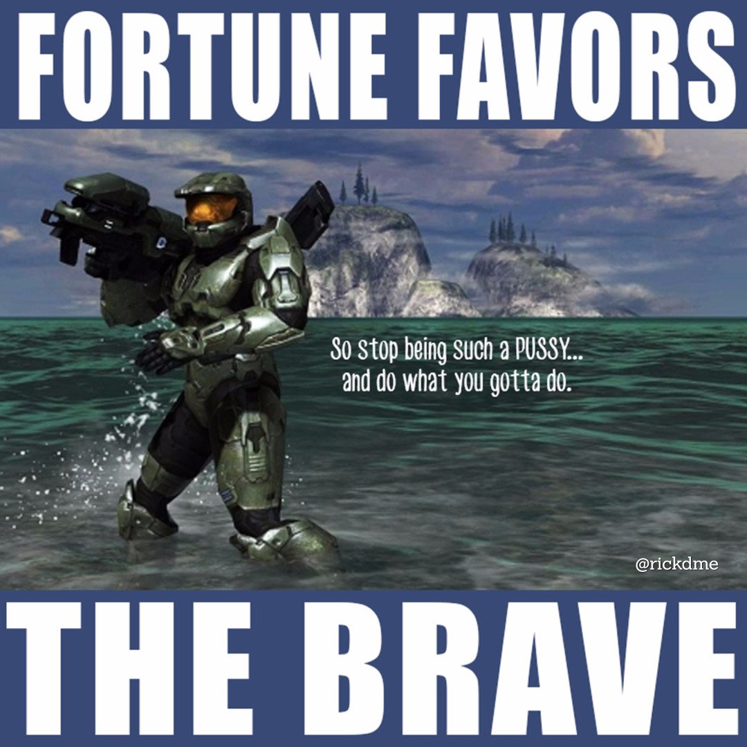 Be brave and do what you know you need to do.
#gamedev #indie #Unity <a href="/GameDevTV/">GameDev.tv</a>