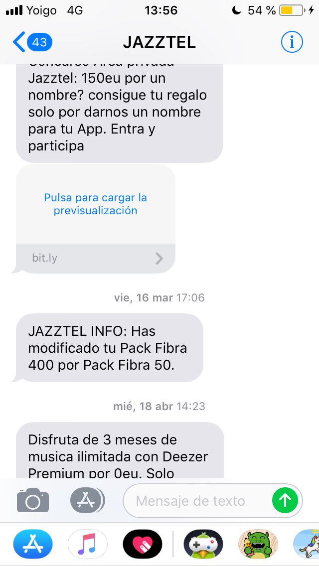 GemmaRodas's tweet photo. @jazztel_es @jazztel_es ya vale, no? https://t.co/kLpvE0PtsQ