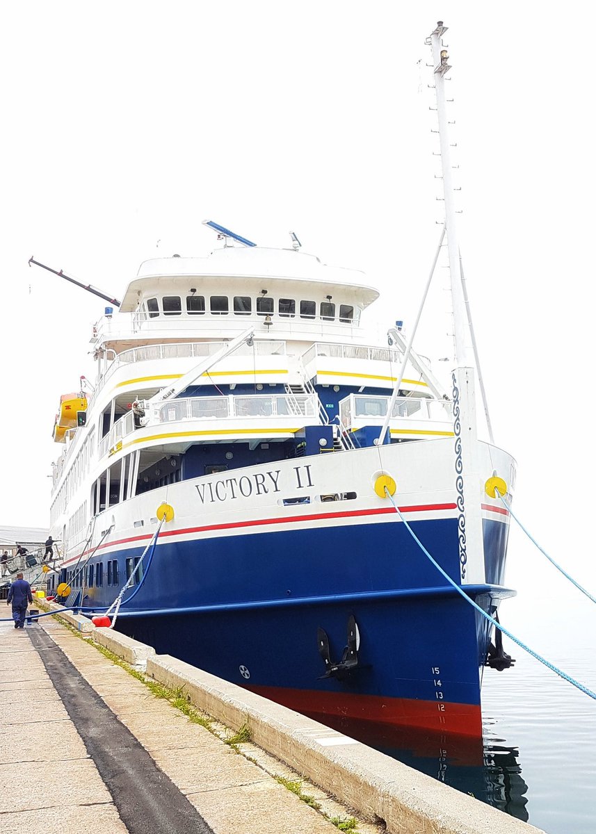 HalifaxSeaport's tweet image. .@VictoryCruise #VictoryII returns to the Port of #Halifax this morning for a quick turnaround before cruising to #Boston ⚓