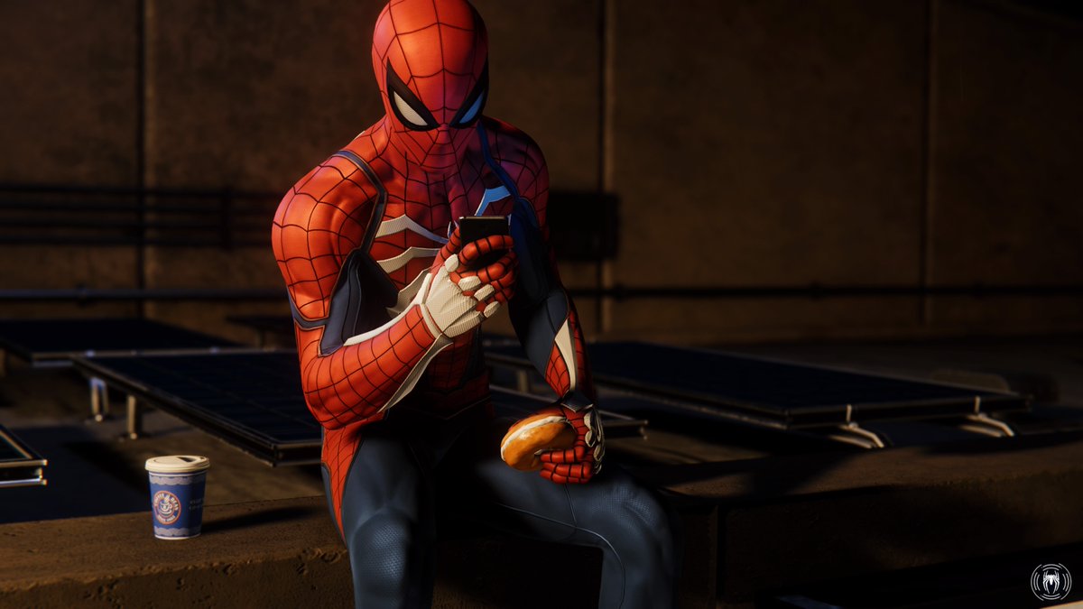 eurogamer's tweet photo. Marvel's Spider-Man is a real treat, and a masterclass in the neglected art of hitting people in the face with manhole covers: https://t.co/xVvLG57mG7 https://t.co/pdZXsVptVi