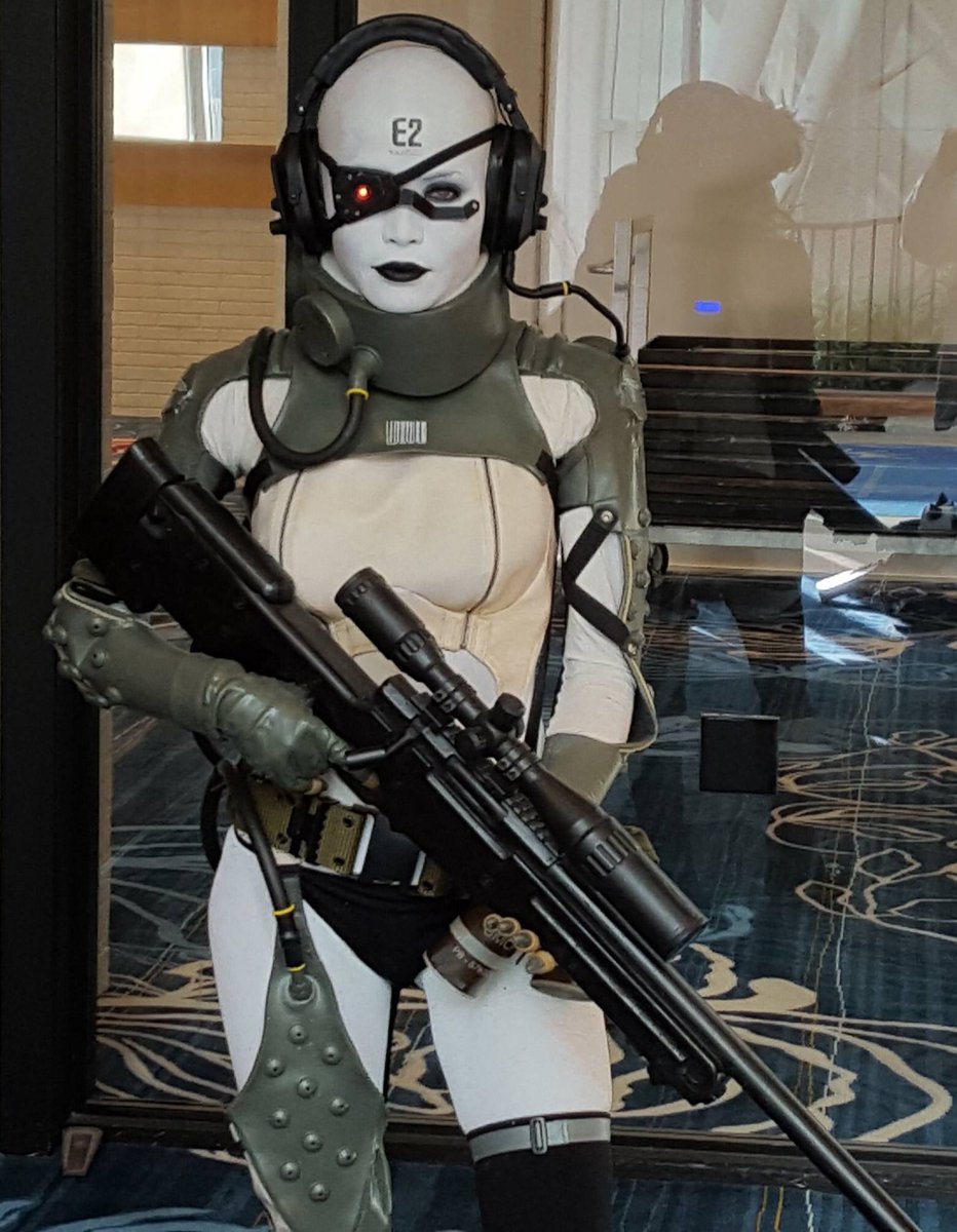 djrubynyc's tweet photo. Metal Gear Solid V
The Phantom Pain
Skulls Sniper Cosplay: Ruby Taki
Katsucon 2016 https://t.co/NEbULRVc3t