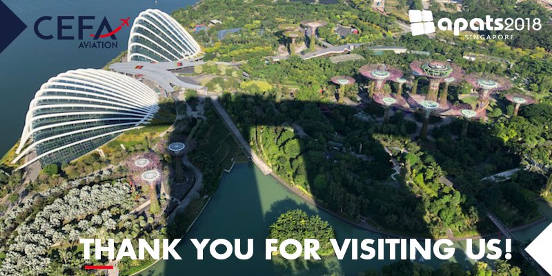 CEFAAviation's tweet photo. #APATS2018: Thank you🙏 all for having come to our stand,among others: @SingaporeAir, @Qantas,@AirNZMedia, @FlyANA_official,@cathaypacific... Cheers from the terrace with an amazing #view at @marinabaysands. Looking forward to the next #AviationTraining #symposium with #EATS2018! https://t.co/jGJ2rf0Rjn
