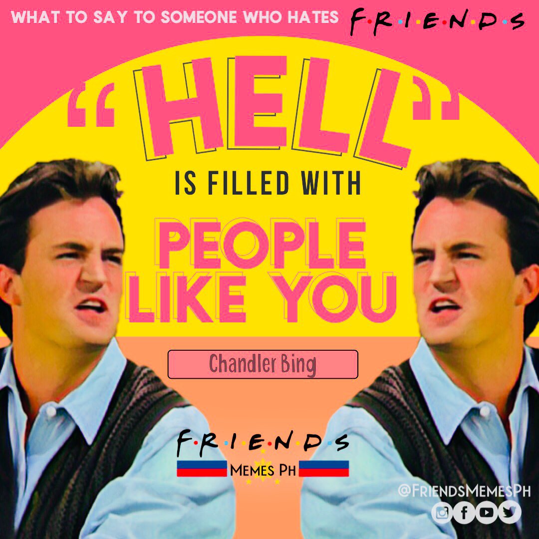 FriendsMemesPh's tweet photo. It’s kinda creepy, but this is my #666thPost on Instagram 😱.
So I dedicate it to those who do not like #FRIENDS 😈🤣.
.
Subscribe to our #YouTube channel!
(Link in Bio)
.
DM me for feedback/suggestions✉️
.
#FRIENDS #FriendsTV #FriendsTVShow #FriendsMeme #FRIENDSForever #666 https://t.co/IikAcvbLXD