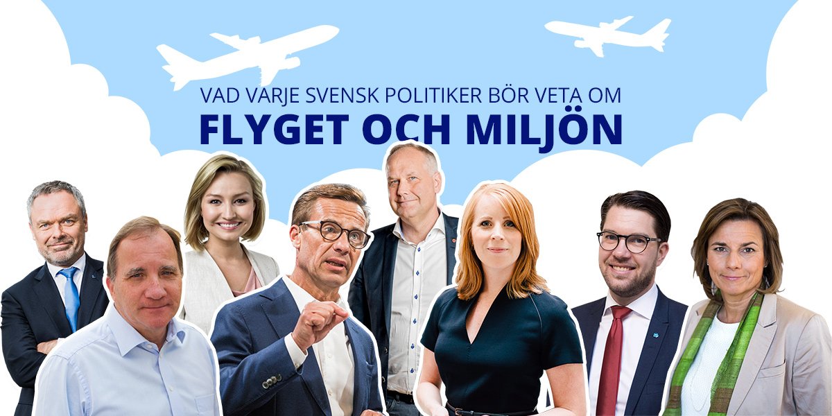 FlygSmart's tweet image. Med fem dagar kvar till valet är debatt- och utfrågningsschemat späckat för våra ledande politiker. Då är det bra att ha med sig fakta in i debatten, vi satte ihop en kort flygskola med 12 punkter som varje politiker bör veta om flyget och miljön.  smartflyg.se/flygskola-for-…