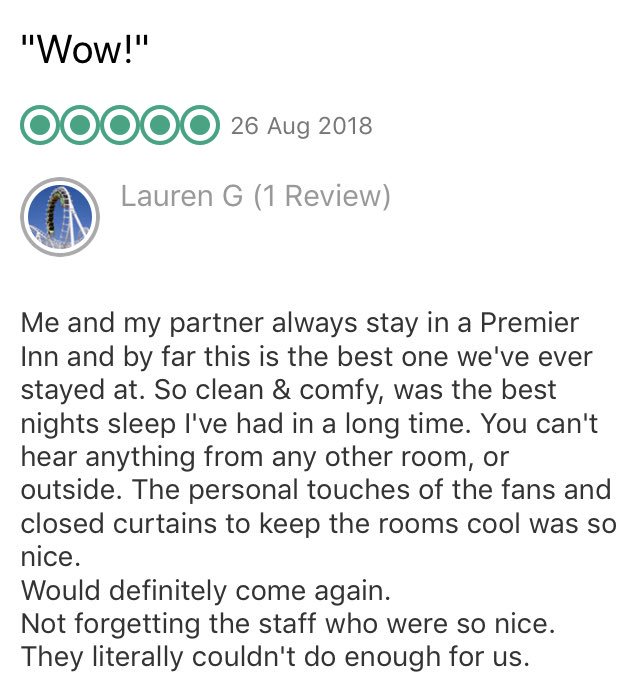 Some fantastic reviews coming through on Tripadvisor 💜 <a href="/KirstyShephard1/">Kirsty Shephard</a> @kayleigh0488 <a href="/vicki_26292/">Vicki tyson</a> @JohnSpe24834020 <a href="/Samantha11812/">Sam Smeeth Budworth</a> <a href="/shelloughton/">Myshell</a> @ChantelFry3 <a href="/NewboldElaine/">Elaine Newbold</a> #teamashby #teamSMashby #summerofservice #momentsoftruth