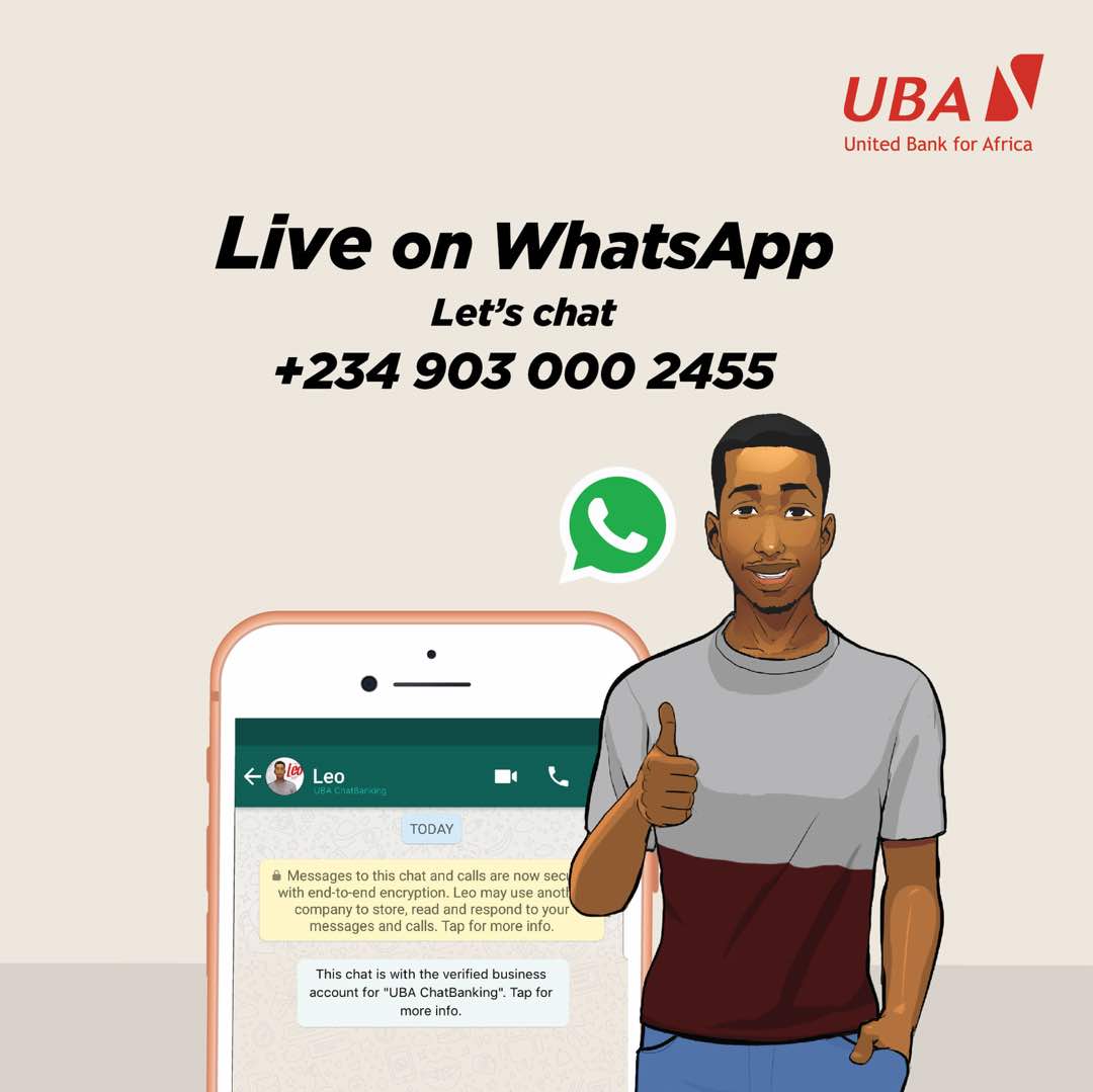 UBAGroup's tweet photo. The eagle has landed!!🦅 

Leo's Live on WhatsApp so start chatting today! https://t.co/J73M7sdvdk

#LeoOnWhatsApp #MeetLeo https://t.co/HLF6PhNA5k