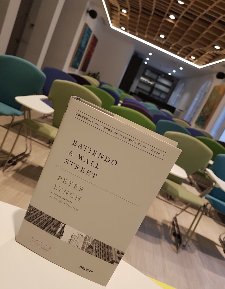 🚨Esta semana sorteamos un clásico del Value Investing, "Batiendo a Wall Street" de Peter Lynch 🚨
Este jueves 3 de septiembre a las 12 se realizará el sorteo, para participar: 

1) Sigue la página de <a href="/Value_school/">𝗩𝗔𝗟𝗨𝗘 𝗦𝗖𝗛𝗢𝗢𝗟</a> 
2) Haz Retweet de este post.

#ValueInvesting #Libros #Finanzas