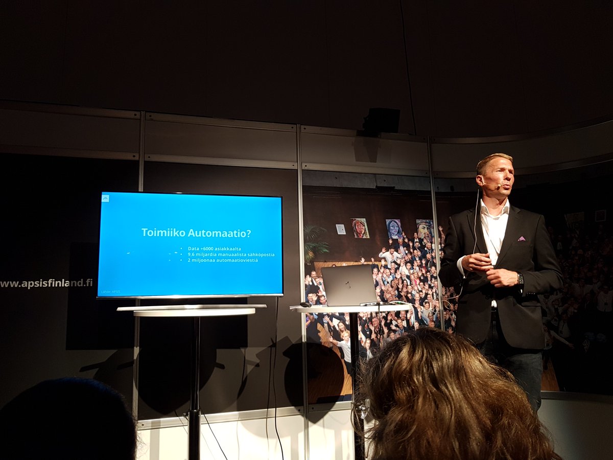 "2017 oli markkinoinnin automaation läpimurtovuosi Pohjoismaissa" <a href="/ju_va13/">Justus Vajanne</a> <a href="/ApsisFinland/">APSIS Finland</a> :ista jakaa faktoja, kuinka tarttua automaatioon. #markkinoinninviikko #marketing #automaatio