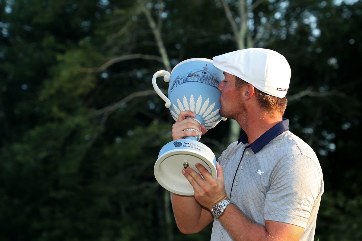 SuperSportTV's tweet photo. Bryson DeChambeau became the first golfer this year to win back-to-back events after clinching the #DellTechChamp https://t.co/RfV0iEaXJp